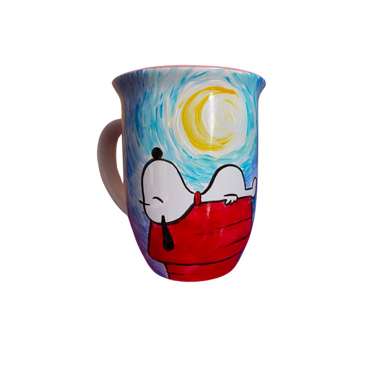 Taza Snoopy noche estrellada
