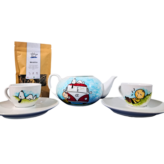 Juego de té Charlie Brown