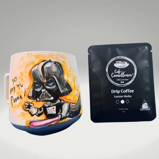 Tazón + café drip drath vaider