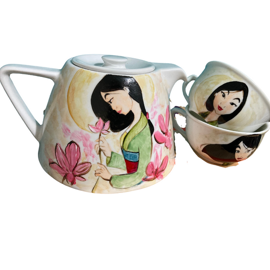 Juego de té Mulan