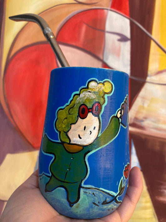 Mate de madera el principito