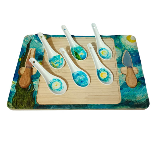 Tabla picoteo Van Gogh