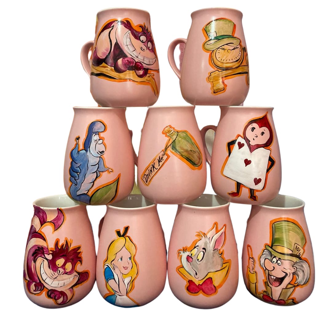 Tazas cerámica Alicia colección
