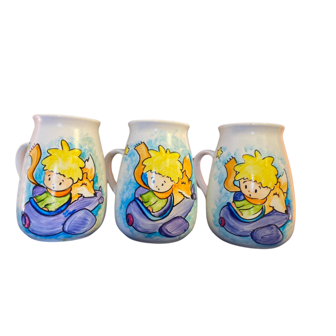 Taza principito avión