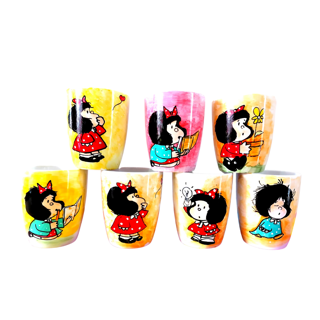 Set 6 tazones 380 cc mafalda