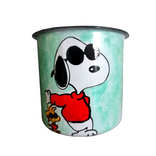 Jarro enlozado 330 cc snoopy