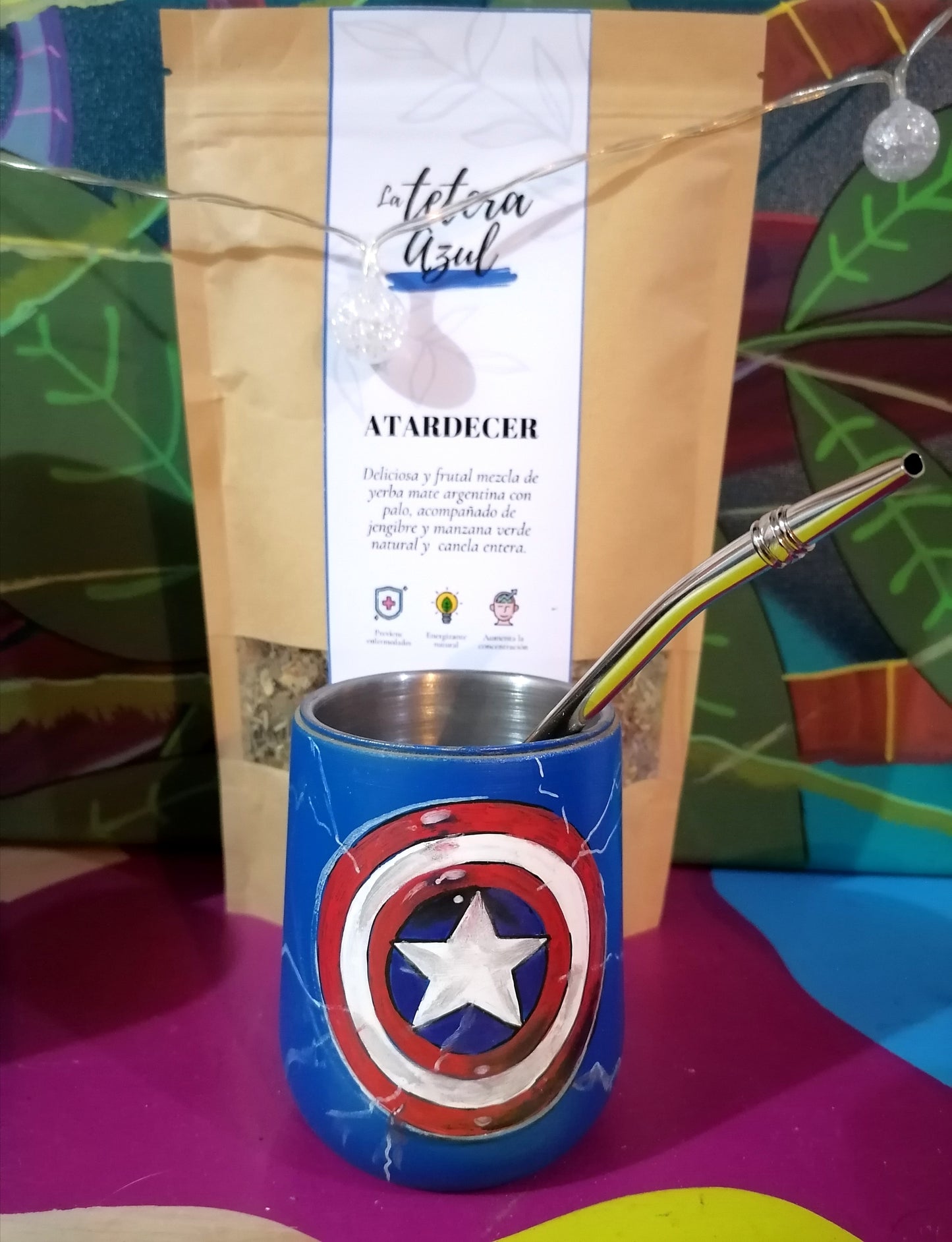 Mate Capitán america