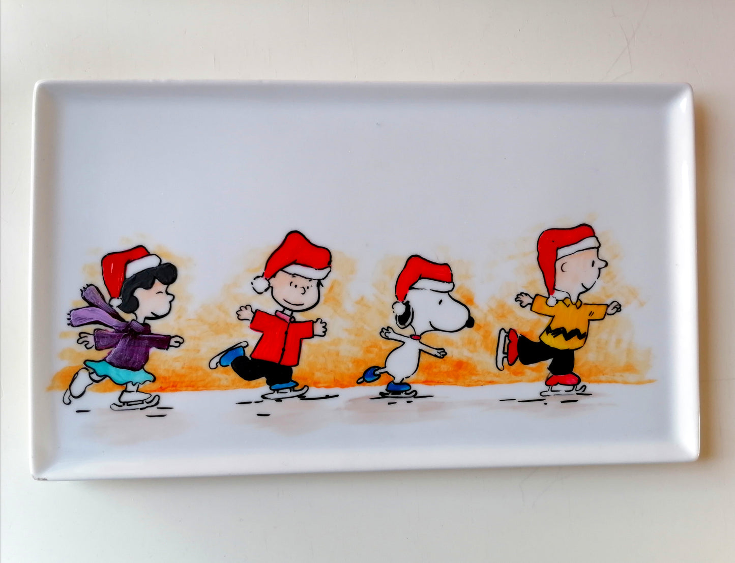 Plato navidad Charlie brown