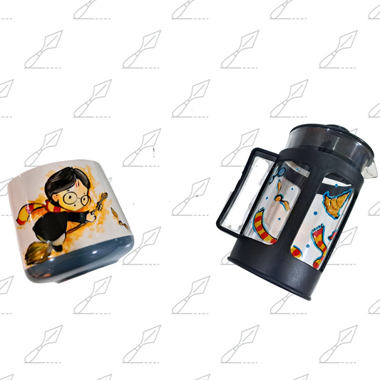 Cafetera francesa 700 cc + tazón HP