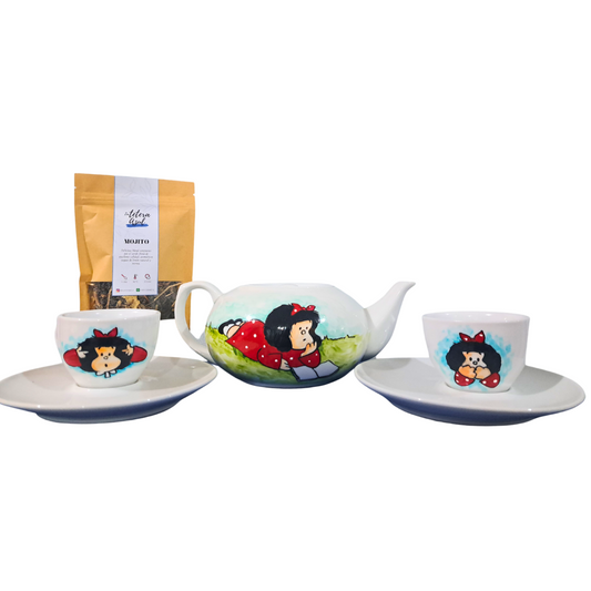 Juego de té mafalda