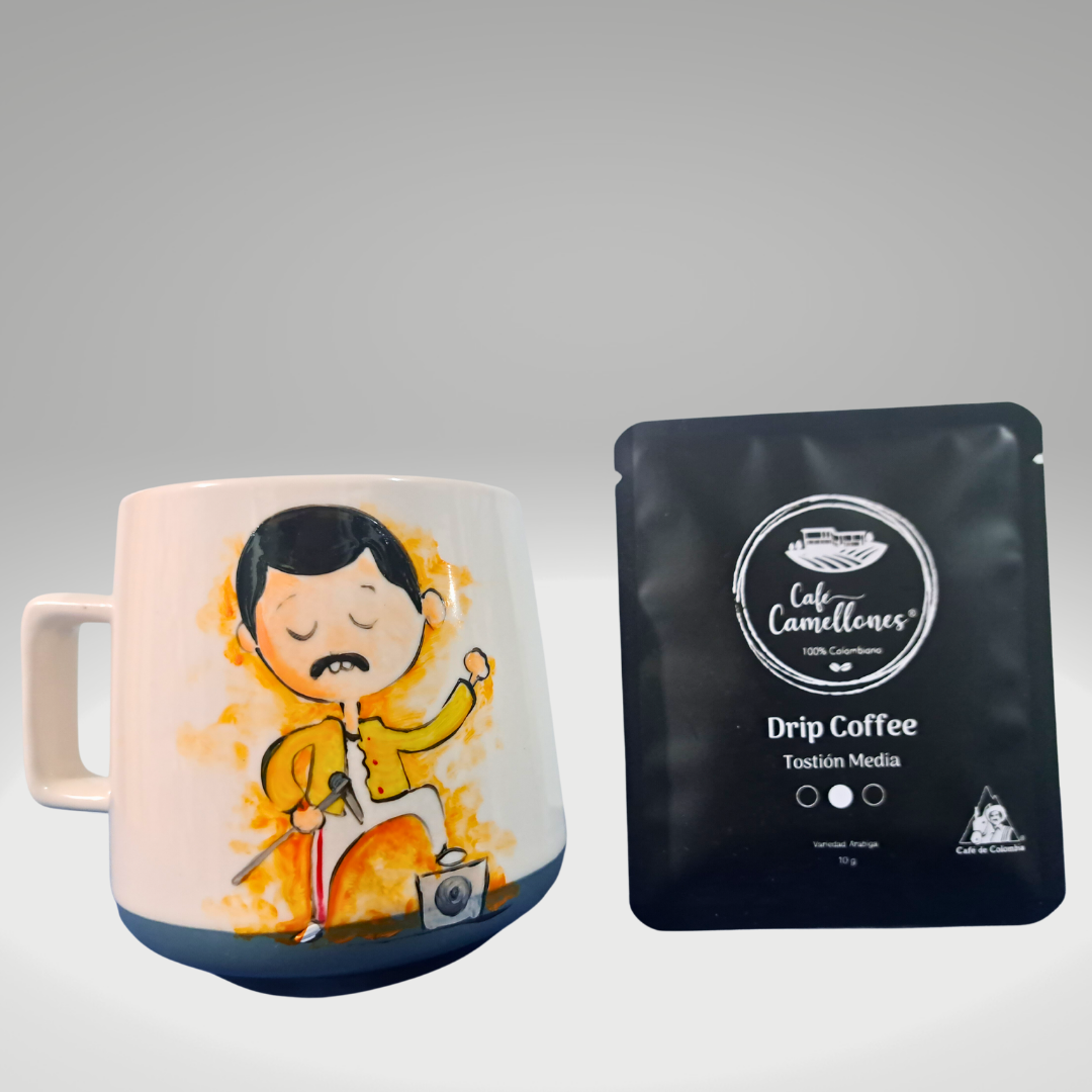 Tazón + café drip Freddie Meecury
