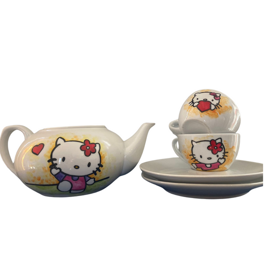 Juego de té Hello kitty
