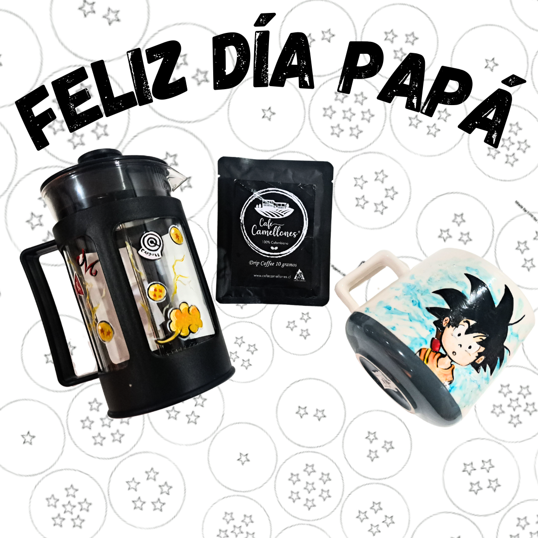 Set día del padre goku.