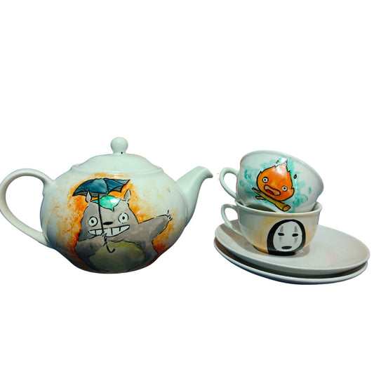 Juego de té Totoro
