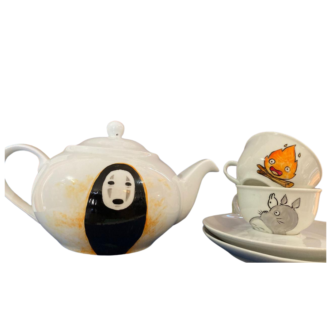 Juego de té totoro
