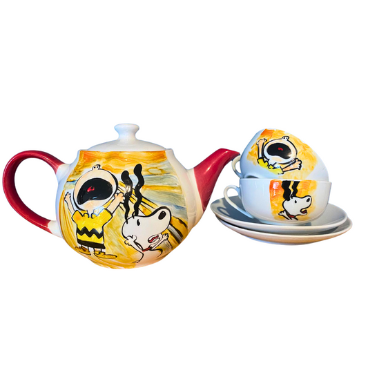 Juego de té El grito.
