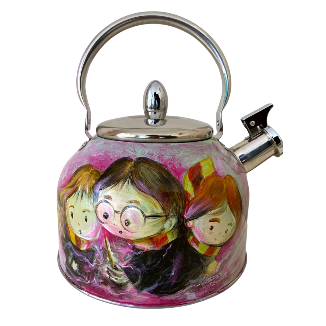 Tetera 2.5 lts acero inoxidable Harry Potter