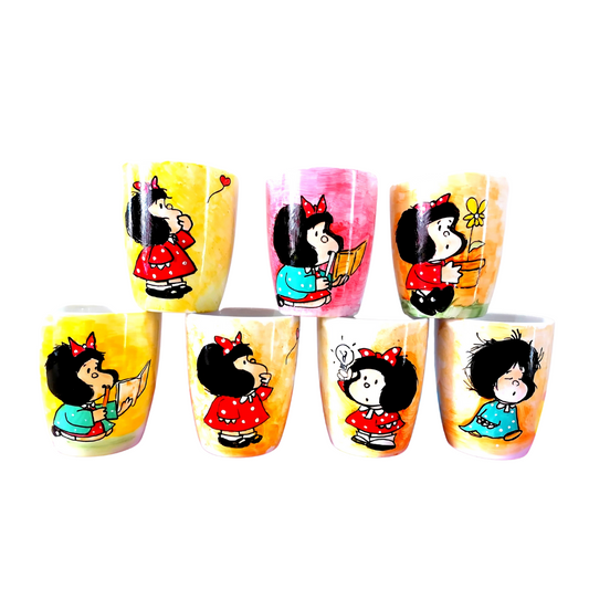 Set 6 tazones 380 cc mafalda