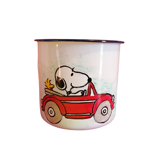 Jarro enlozado 330cc snoopy