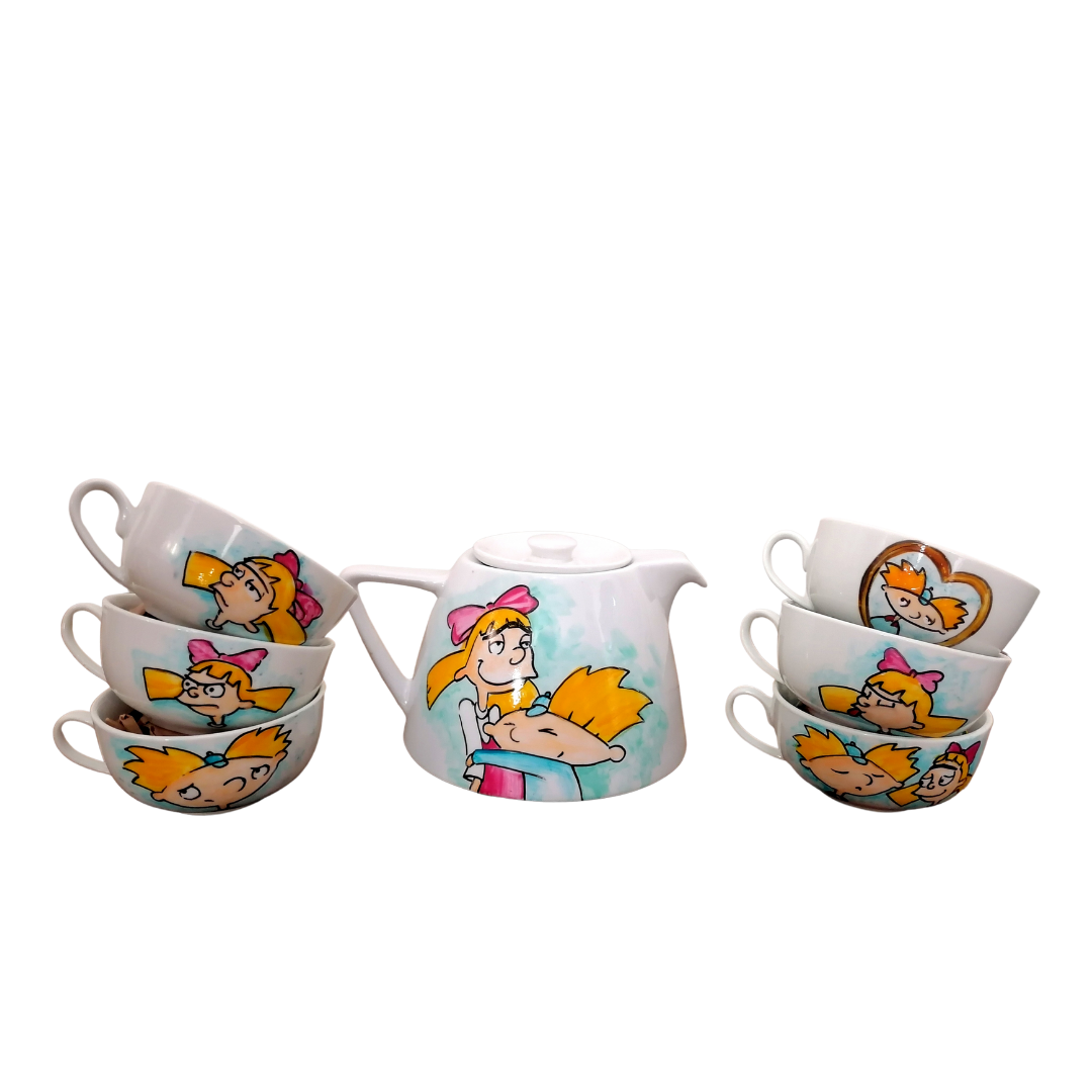 Juego de té hey Arnold