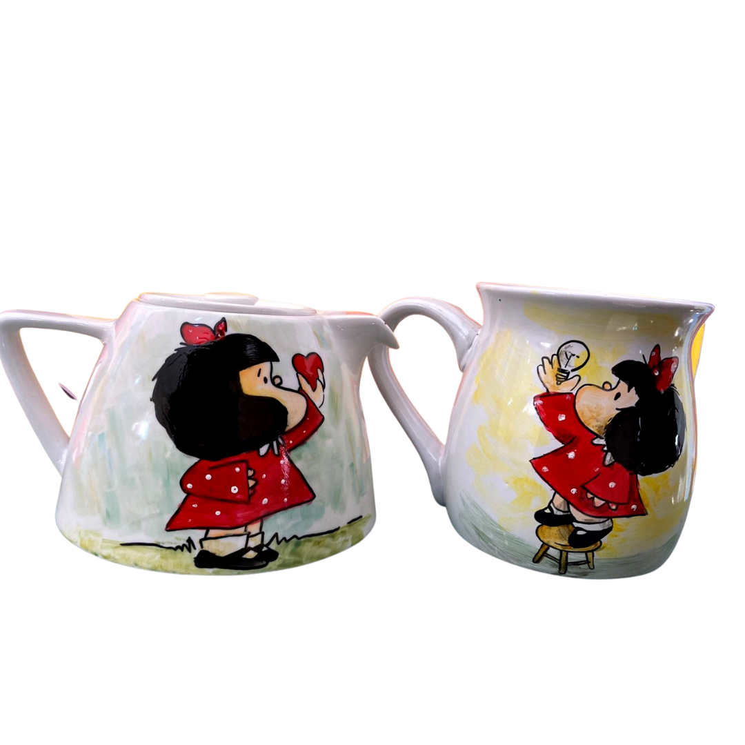 Juego tetera más tazón Mafalda