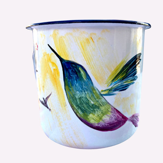 Jarro enlozado colibri