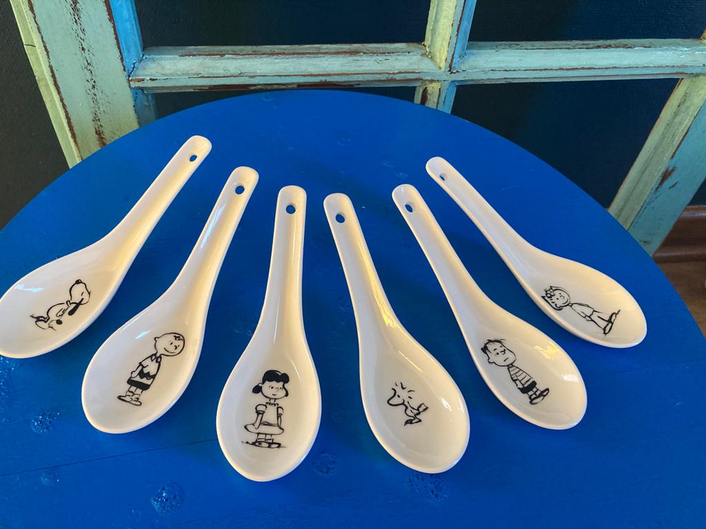 Cucharas cerámica Charlie Brown