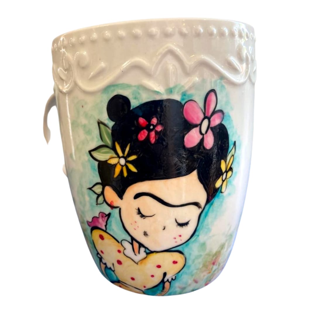 Taza cerámica Frida Khalo